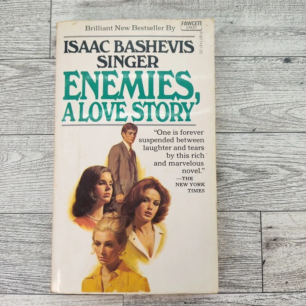 Enemies A Love Story by‎ Isaac Bashevis Singer 70s Fawcett Crest Paperback Novel
